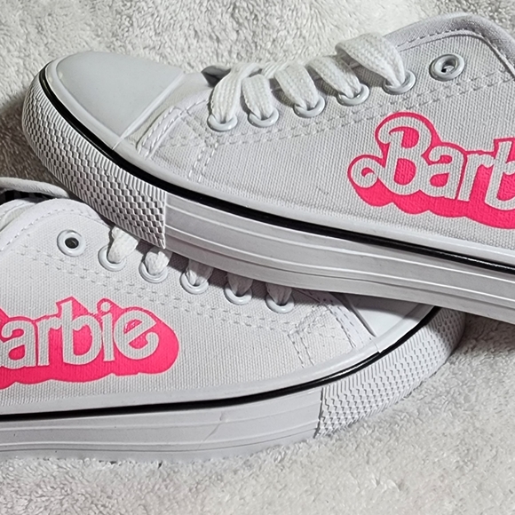 Barbie Inspired Canvas Lace Tie Shoes Women's Size 8 brand new - Picture 4 of 6